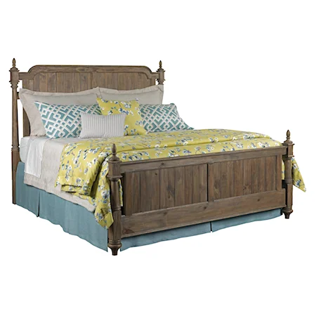 Westland Queen Bed Package with Bed Posts and Panel Footboard